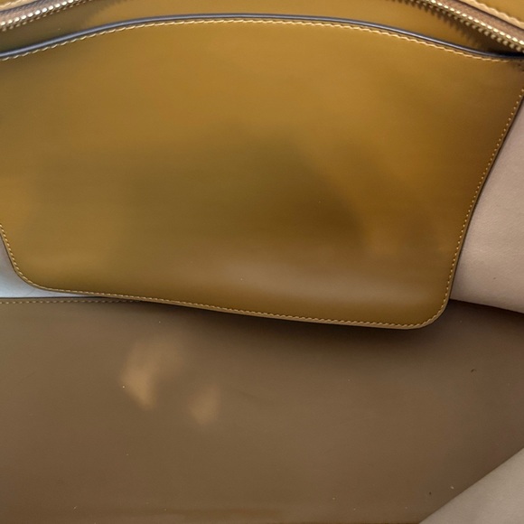 Tory Burch Brown Monogram Canvas Granola Tote Bag - Picture 9 of 16